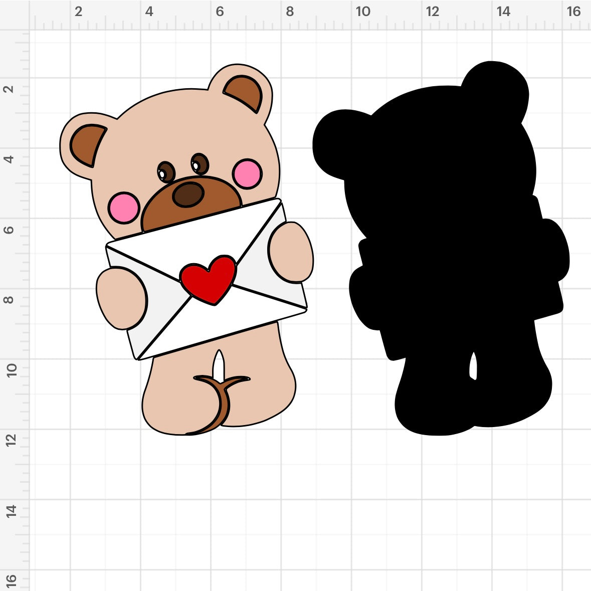 Teddy Bear Valentine’s (2) SVG + PNG