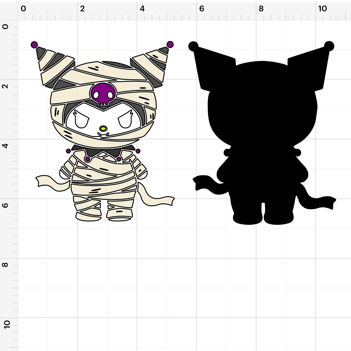 Kuromi Mummy (2) SVG + PNG