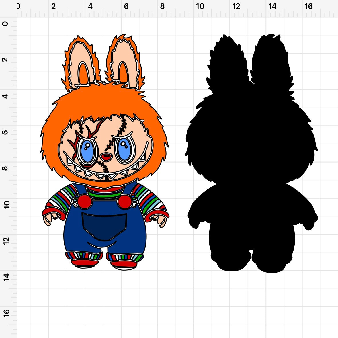 Labubu Chucky SVG + PNG