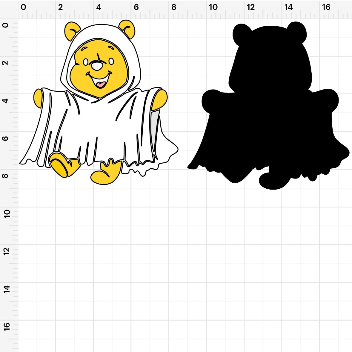 Baby Winnie The Pooh Costumes (2) SVG + PNG