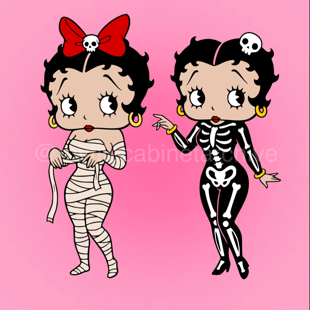 Betty Boop Costumes (2) SVG + PNG