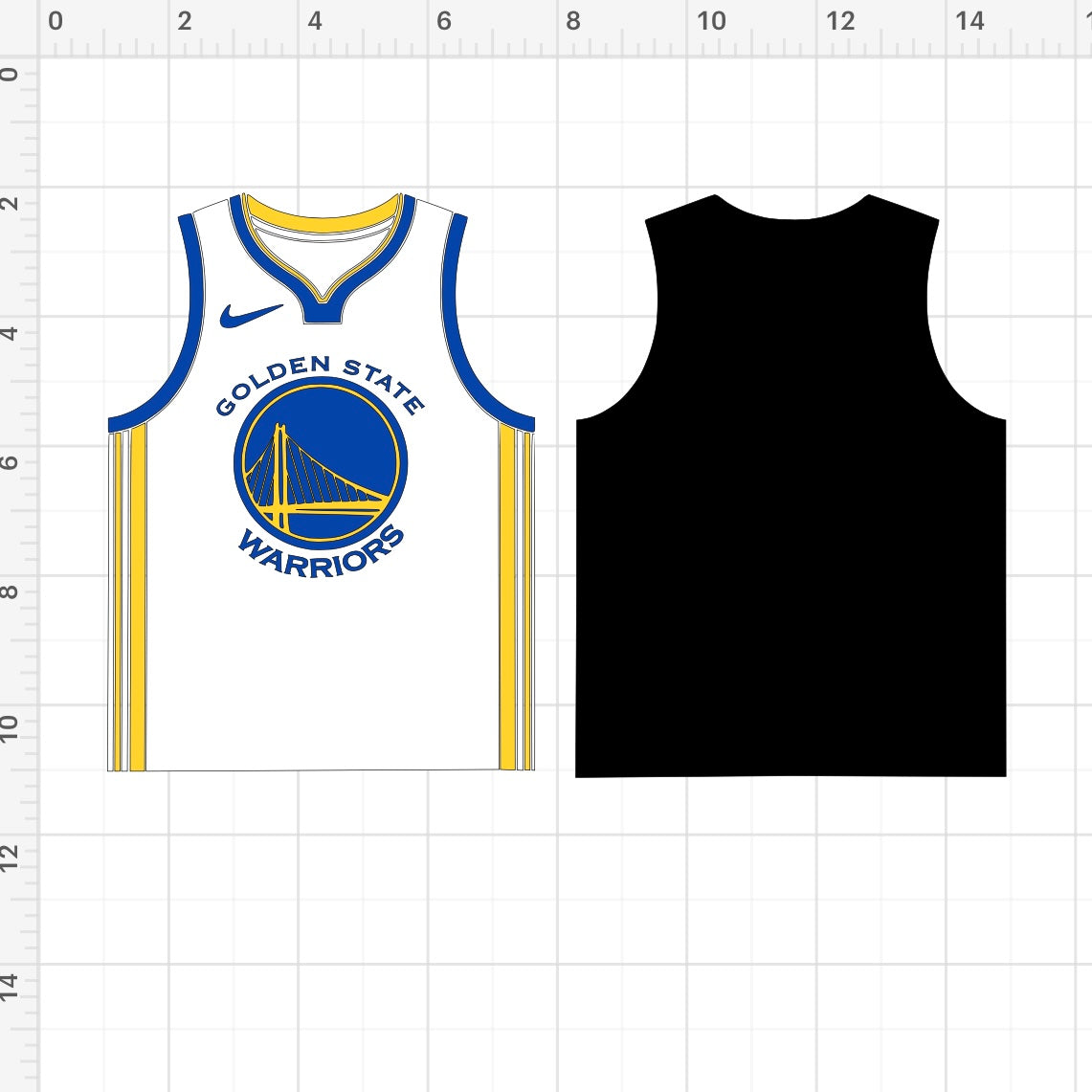Golden State Warriors Jersey (2) SVG + PNG