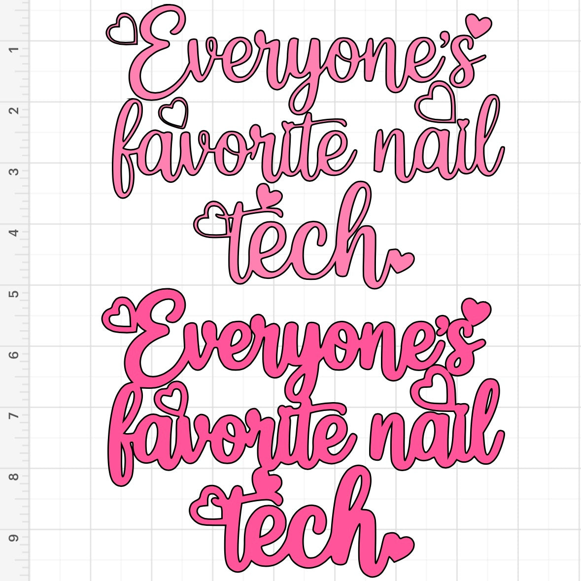 Everyone’s favorite nail tech text SVG + PNG
