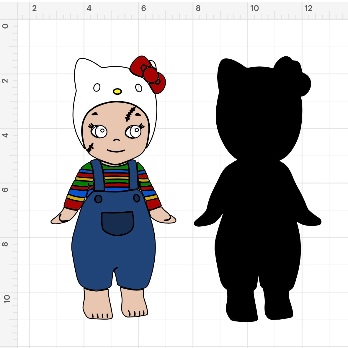 HK Sonny Angel Chucky SVG + PNG