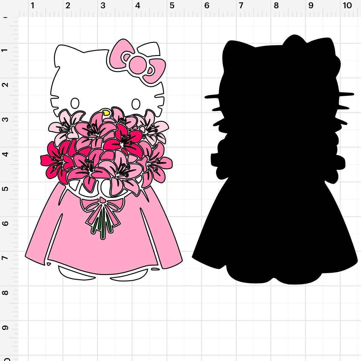 HK Floral Bouquet SVG + PNG