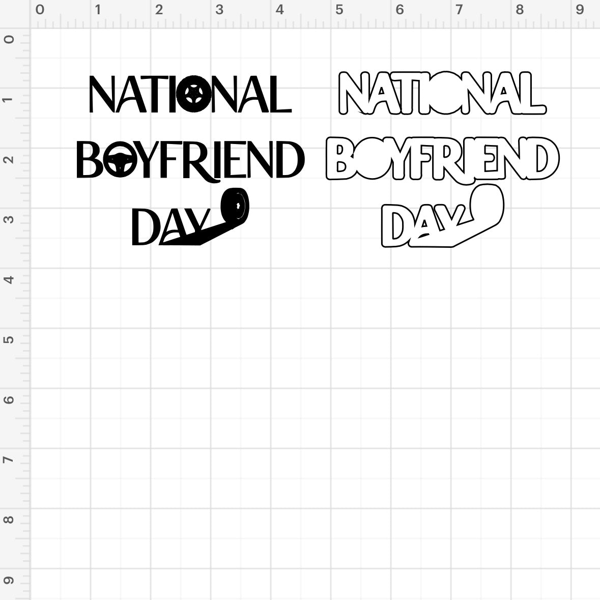 National Boyfriend Day Car Lover SVG + PNG
