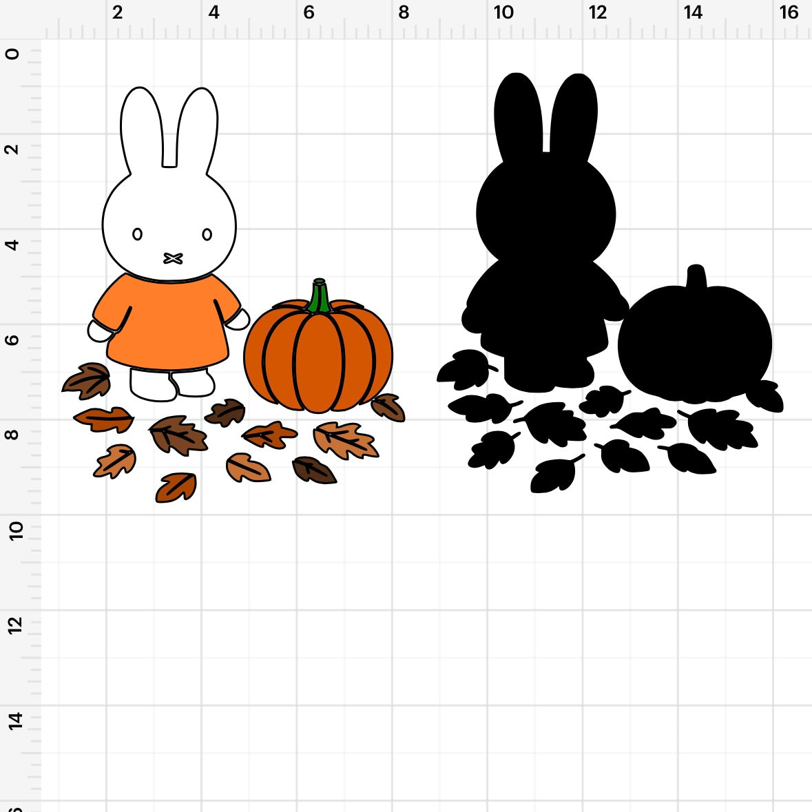 Miffy Fall Vibes SVG + PNG