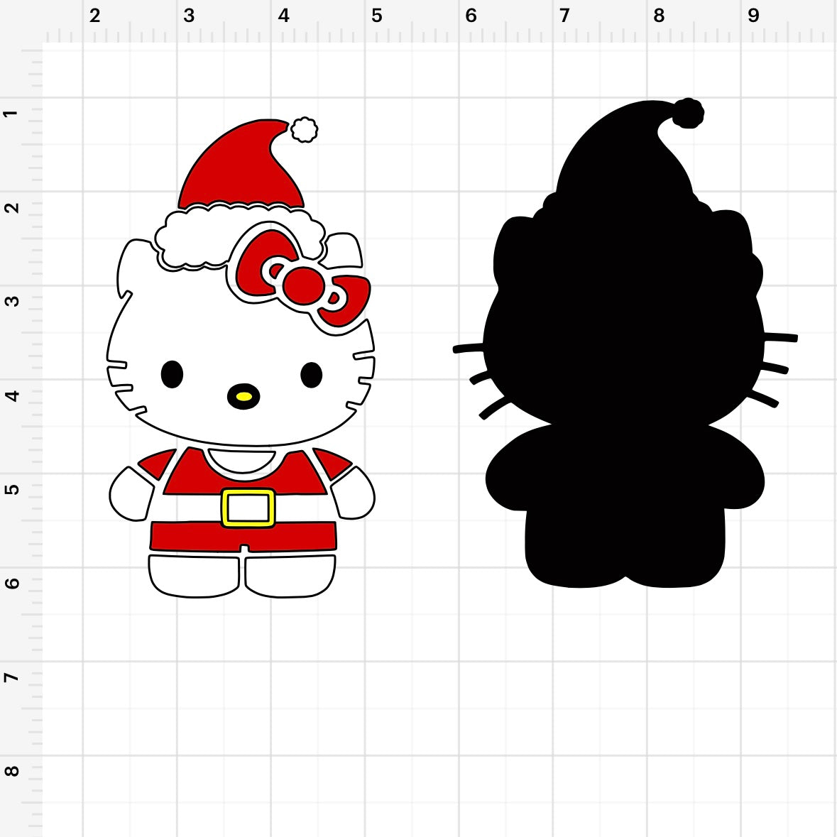 HK Santa And Elf (2) SVG + PNG