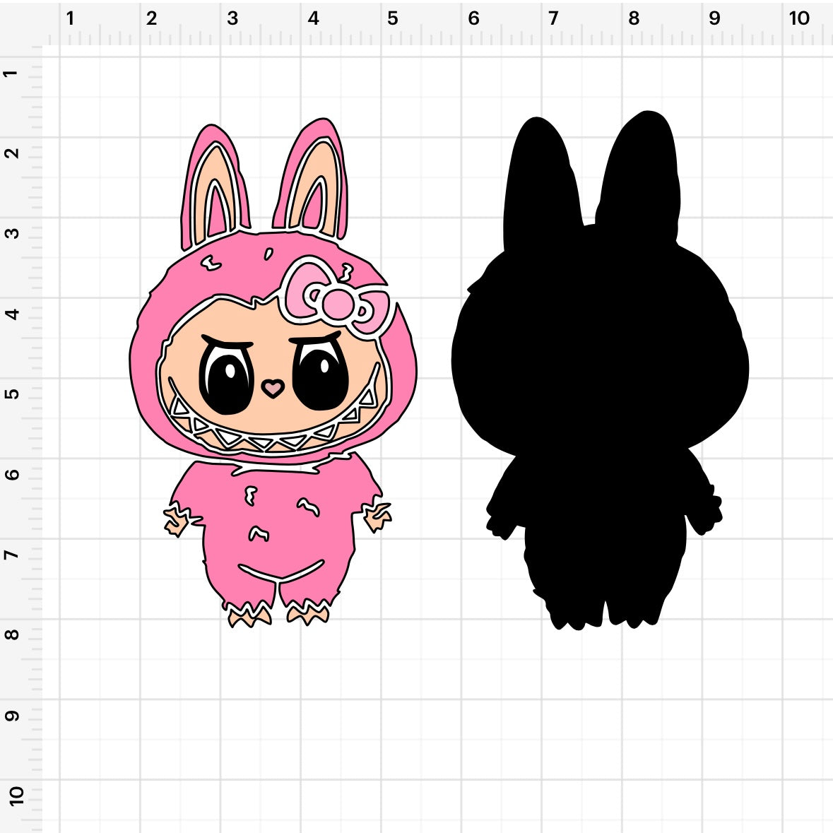HK Labubu SVG + PNG