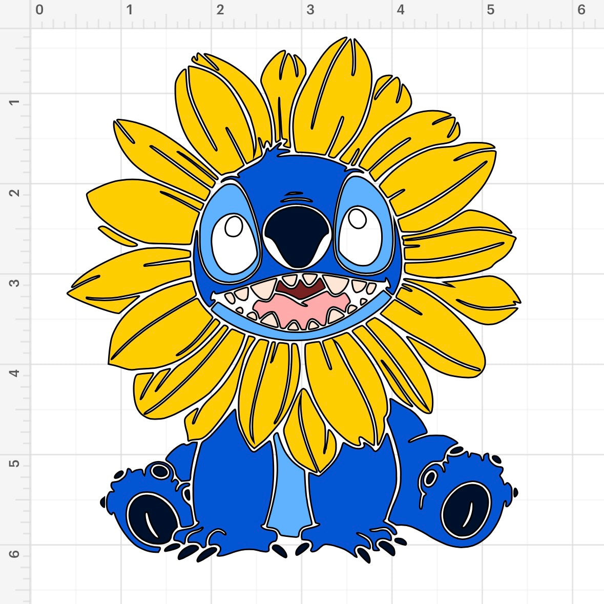 Sunflower Stitch (2) SVG + PNG