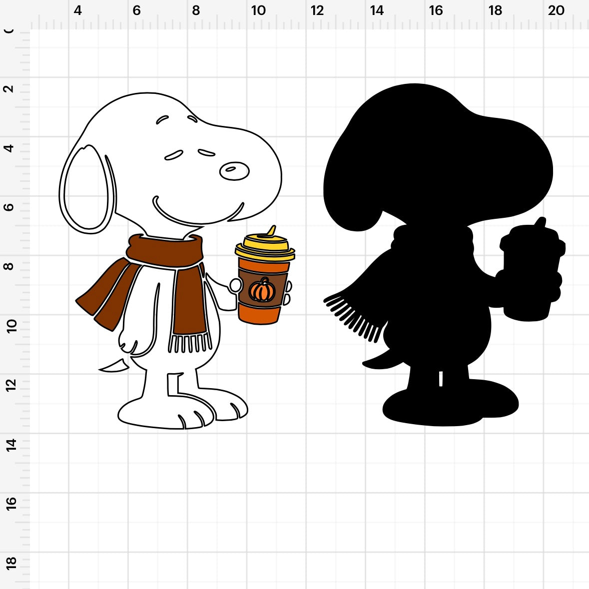 Snoopy Fall Vibes (2) SVG + PNG
