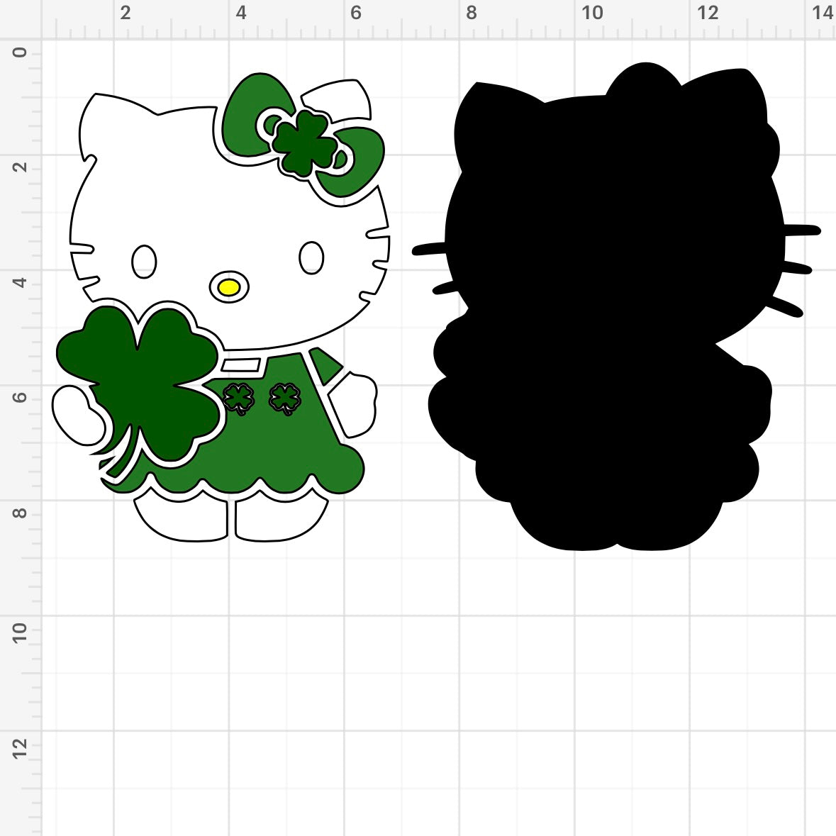 HK Four Leaf Clovers (2) SVG + PNG