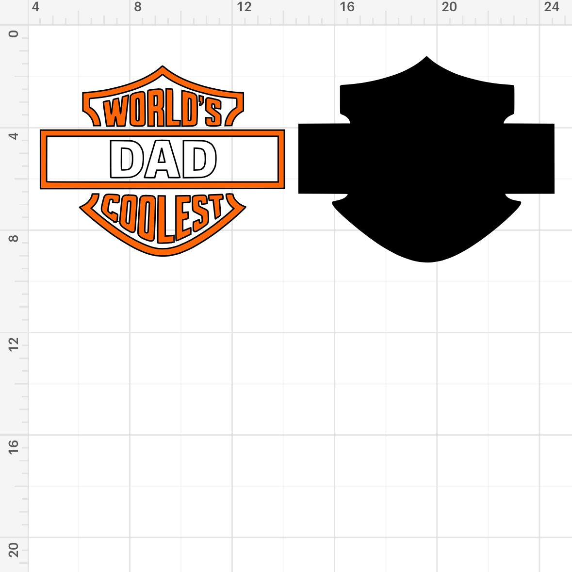 Harley Davidson Fathers Day (2) SVG + PNG