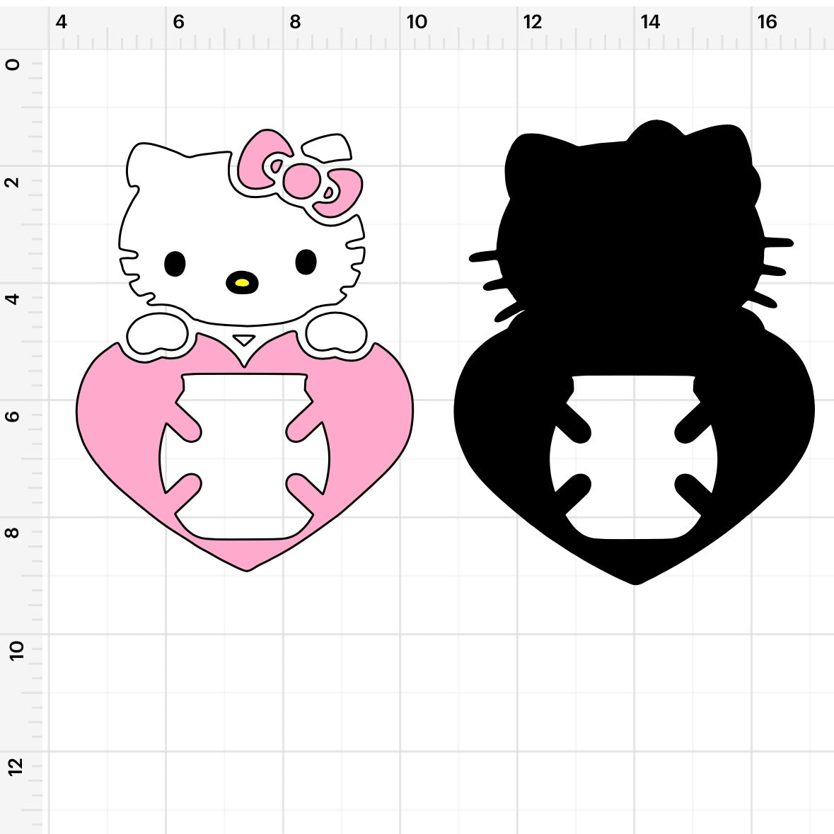 HK Heart Buzzball Holder SVG