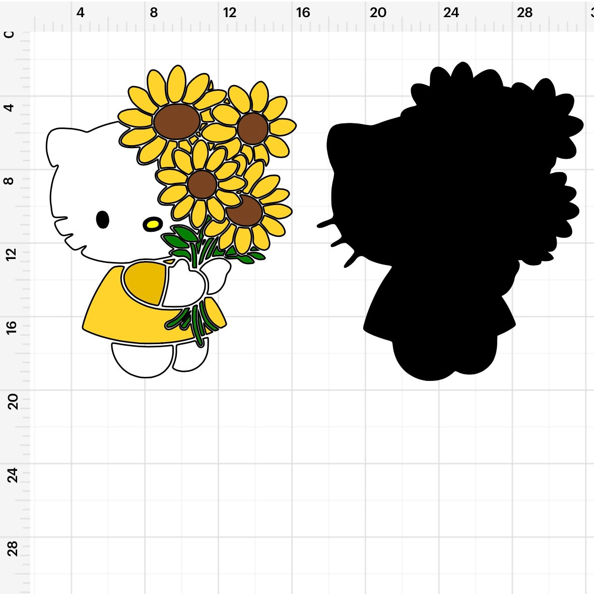 HK Yellow Bouquet SVG + PNG