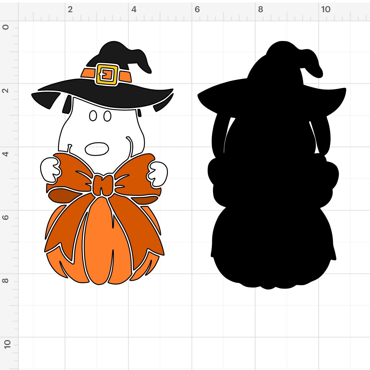 Snoopy Fall Bow (2) SVG + PNG