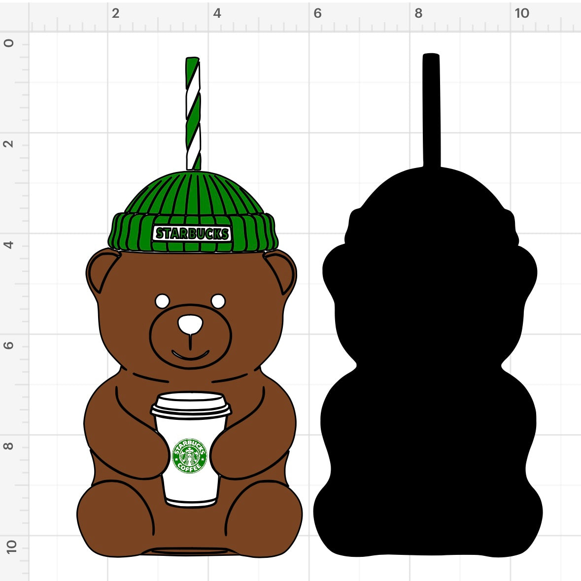 SBucks Bearista Cup SVG + PNG