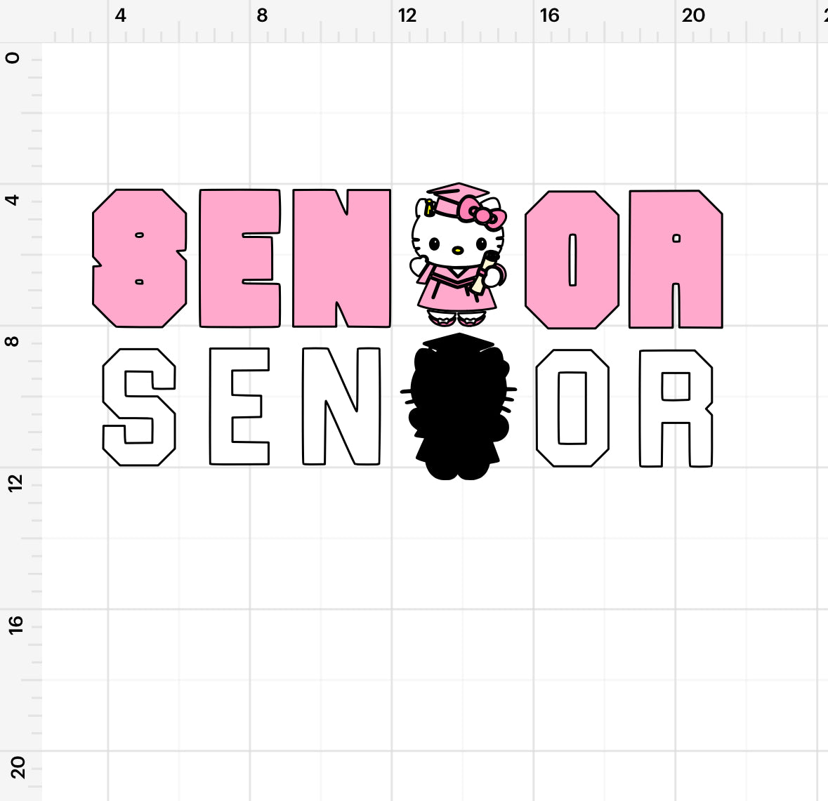 HK Senior Graduate SVG + PNG