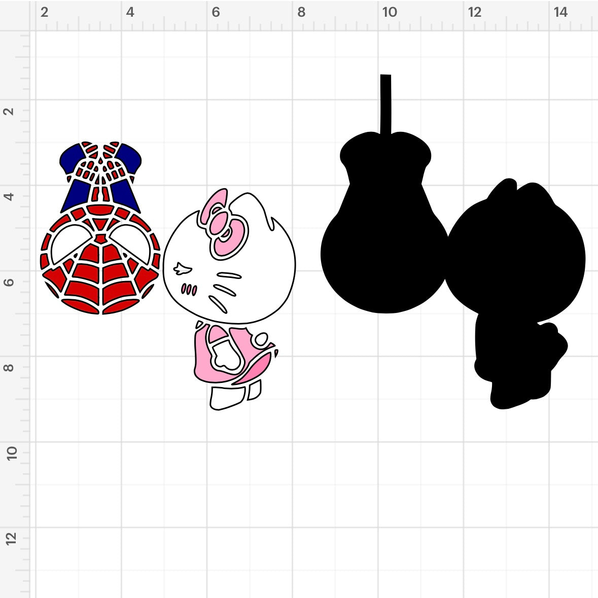 HK Kissing Spiderman SVG + PNG