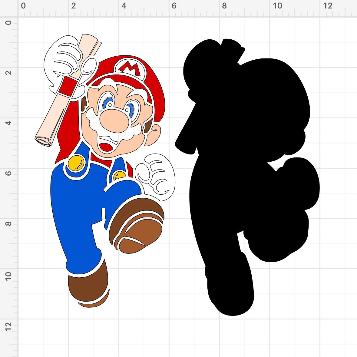 Mario Diploma Graduate (3) SVG + PNG