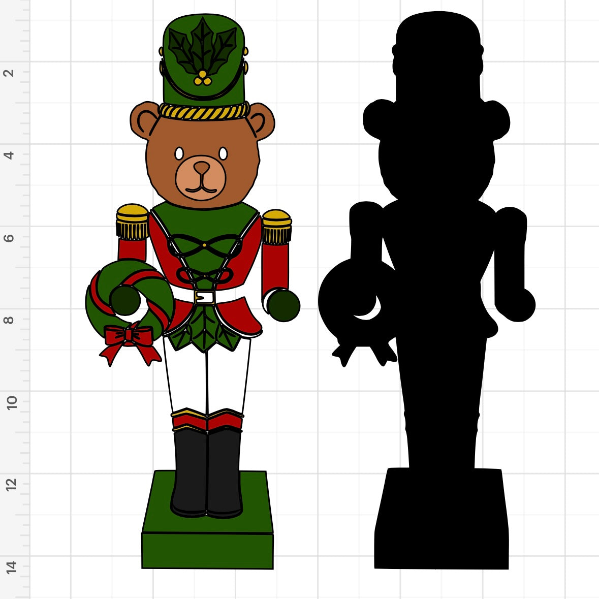 Bear Nutcracker SVG + PNG