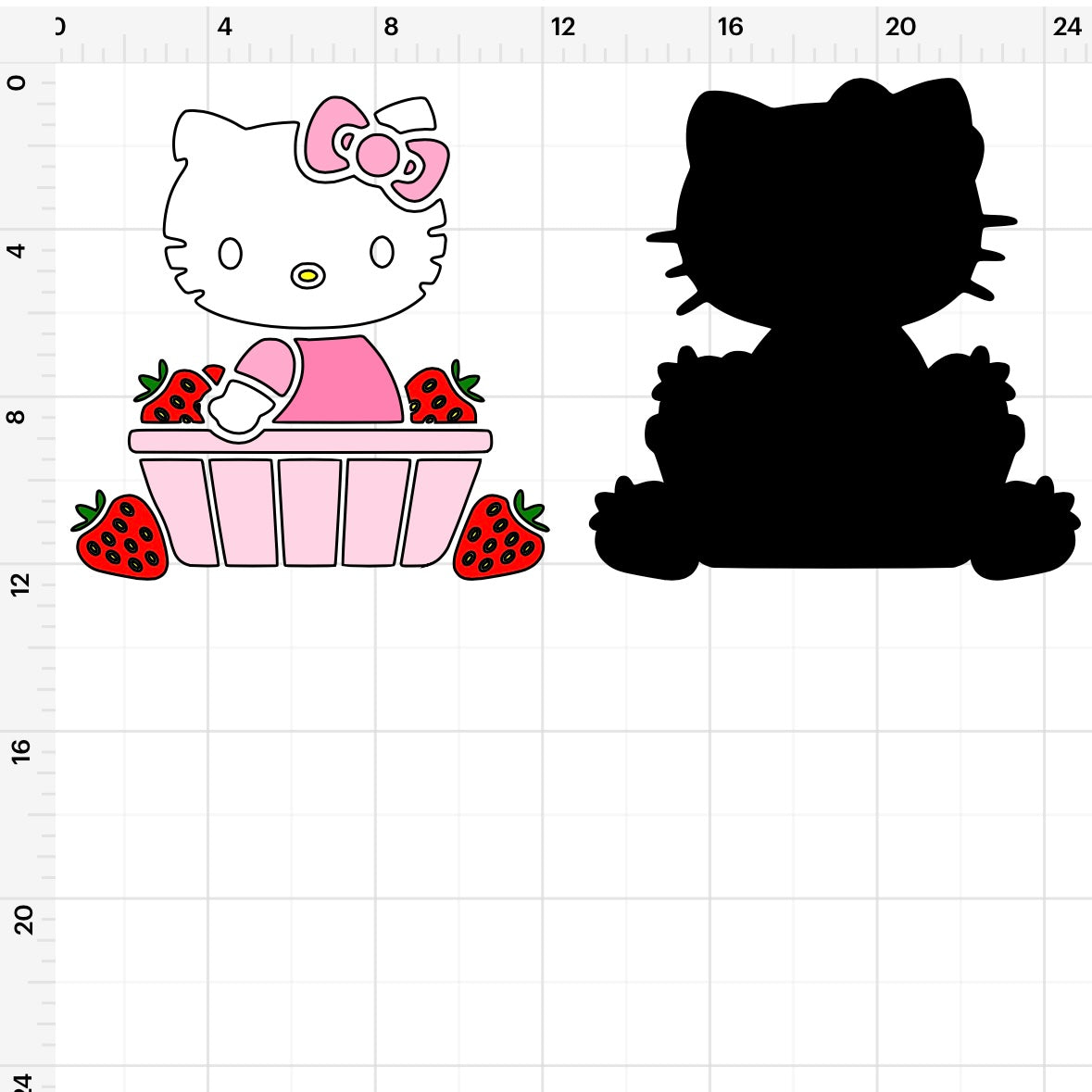 HK Strawberry Picking (2) SVG + PNG