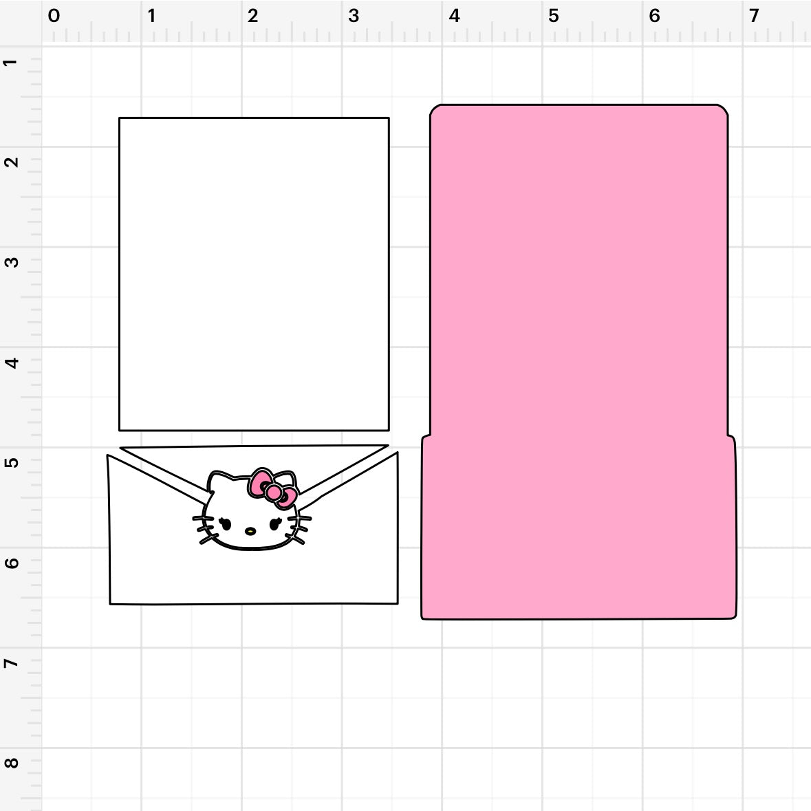 HK Heart Photo Envelopes (2) SVG + PNG