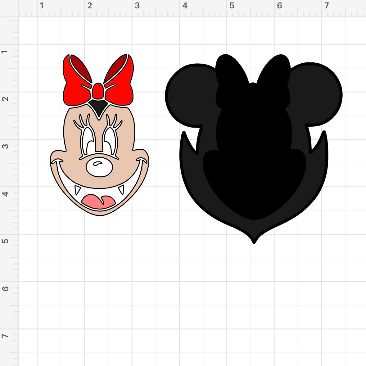 Vampire Bat Mickey & Minnie (4) SVG + PNG