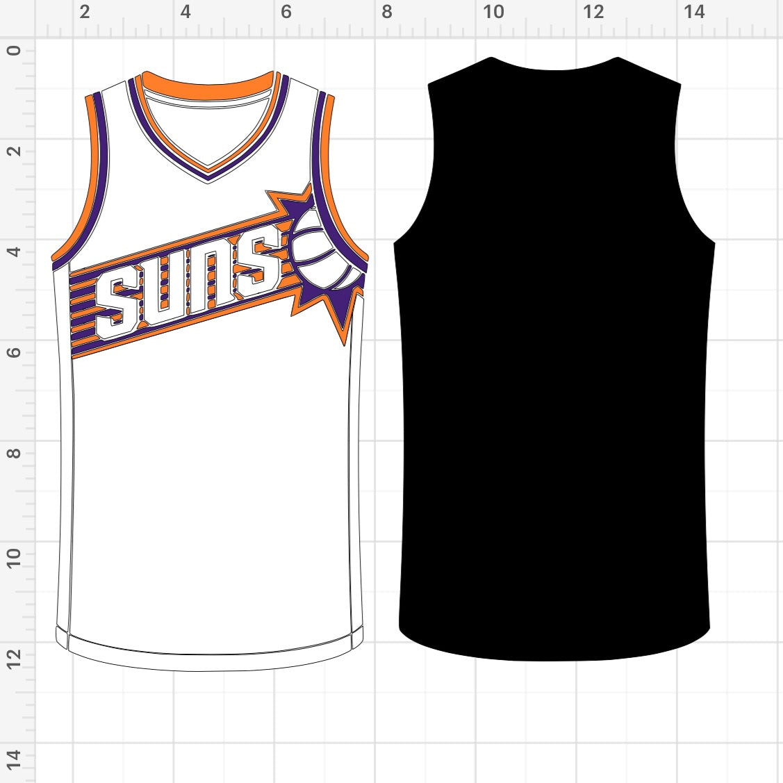 Suns Jersey (2) SVG + PNG