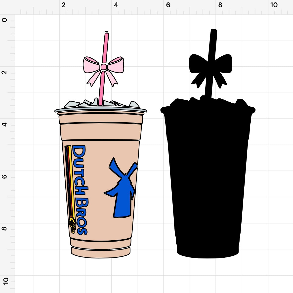 Dutch Bros Drink SVG + PNG
