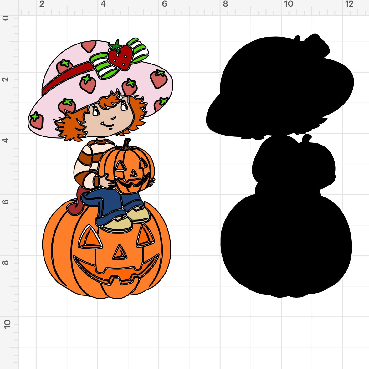 2003 Pumpkin Strawberry Shortcake (2) SVG + PNG