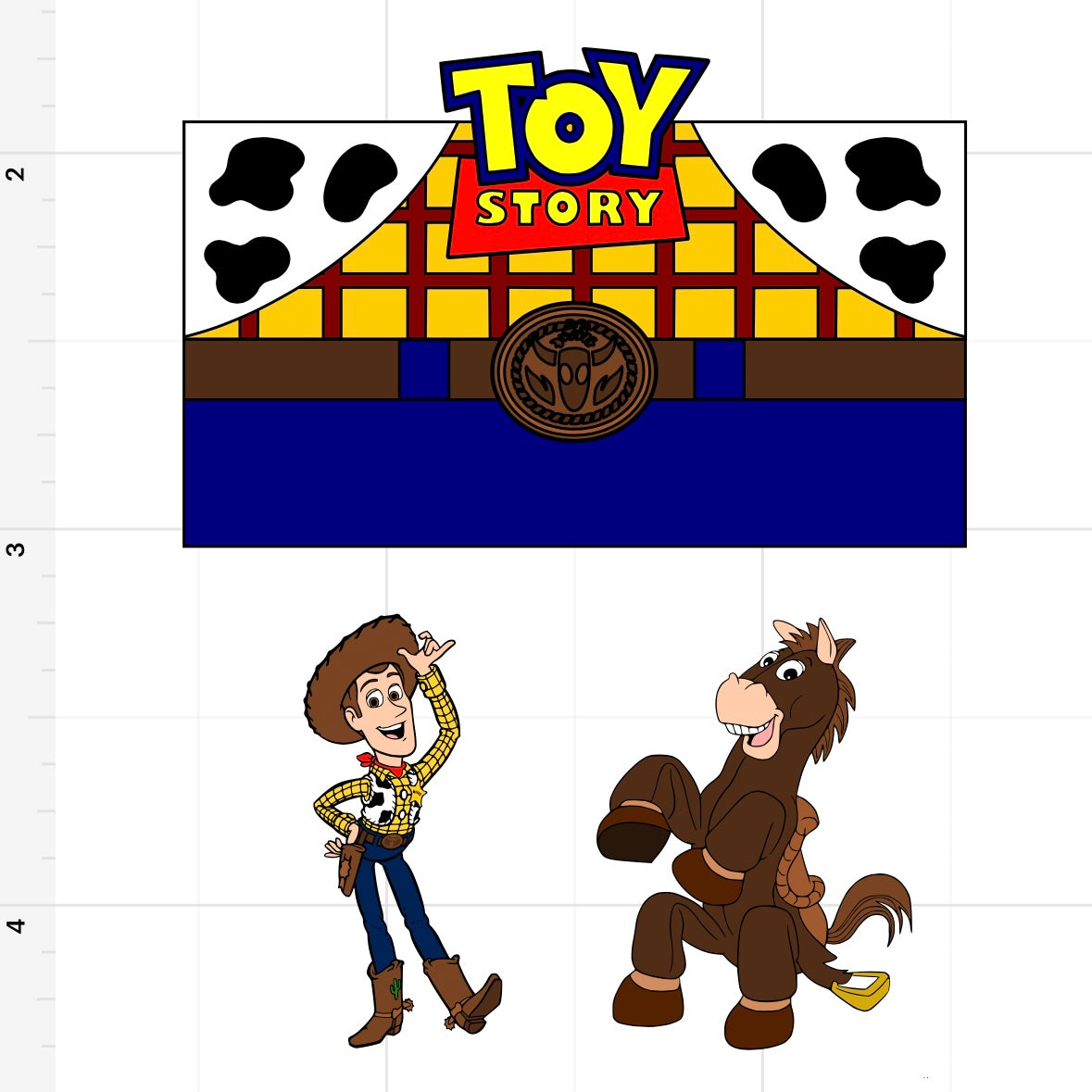 Toy Story Woody Box (5) SVG + PNG