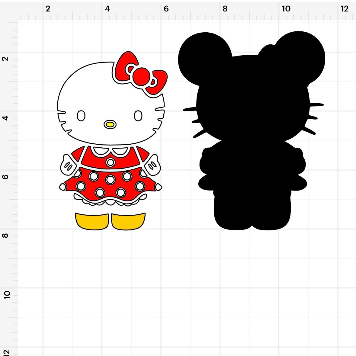 HK Mickey & Minnie (2) SVG + PNG