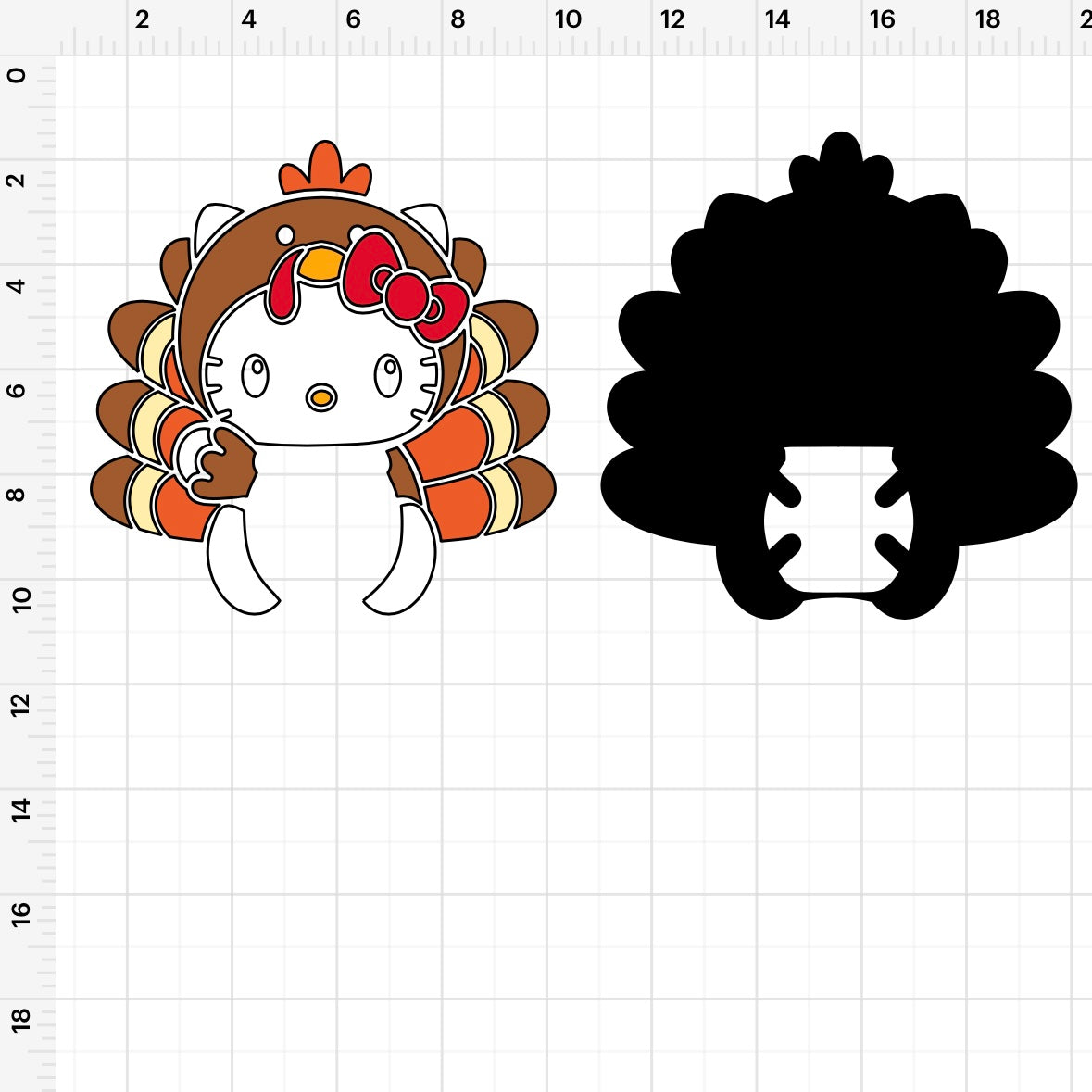 HK Thanksgiving Buzzball Holder SVG