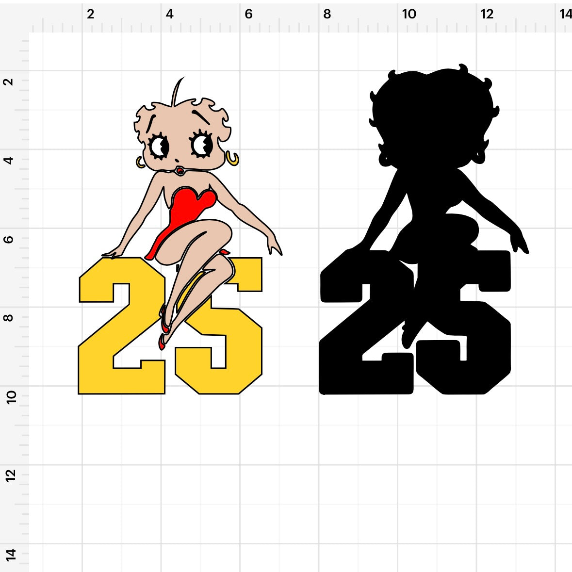 Betty Boop Class of 2025 (2) SVG + PNG