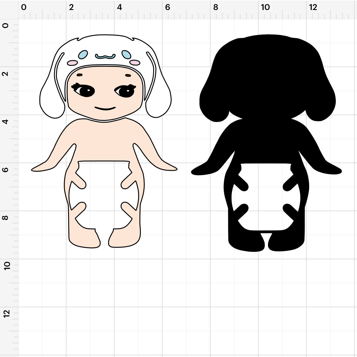 Cinnamoroll Sonny Angel Buzzball Holder SVG