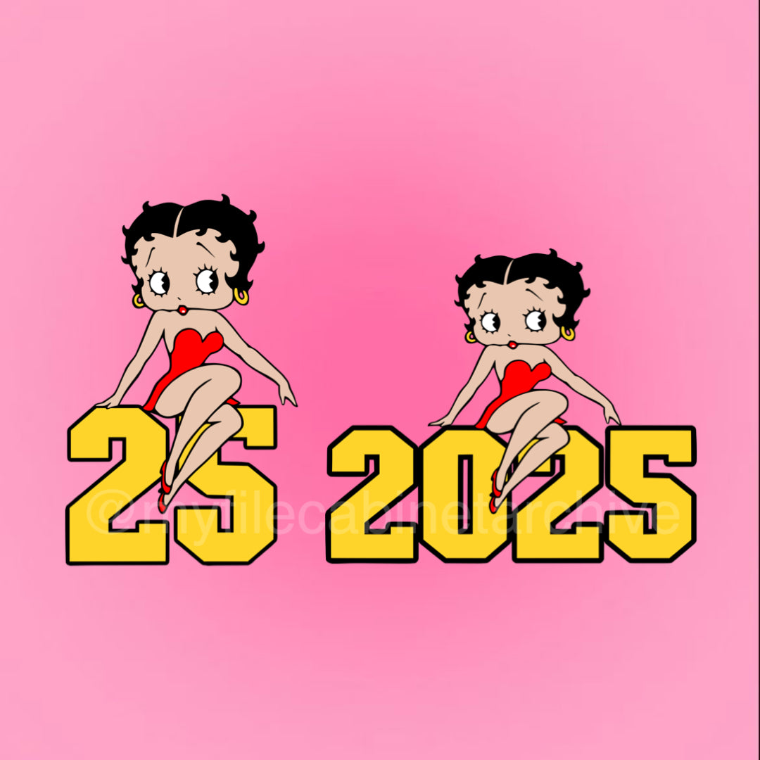 Betty Boop Class of 2025 (2) SVG + PNG