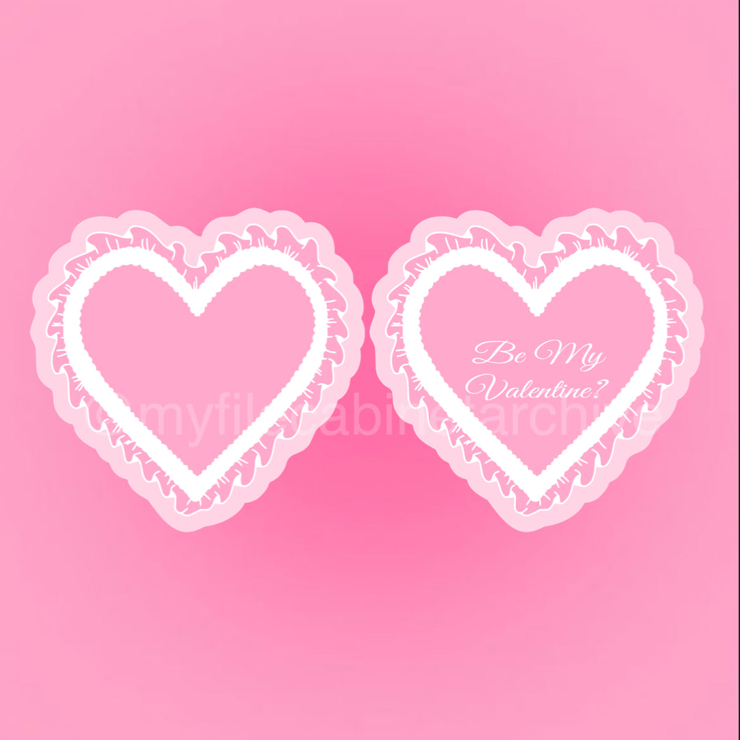 Ruffled Heart Valentine (2) SVG + PNG