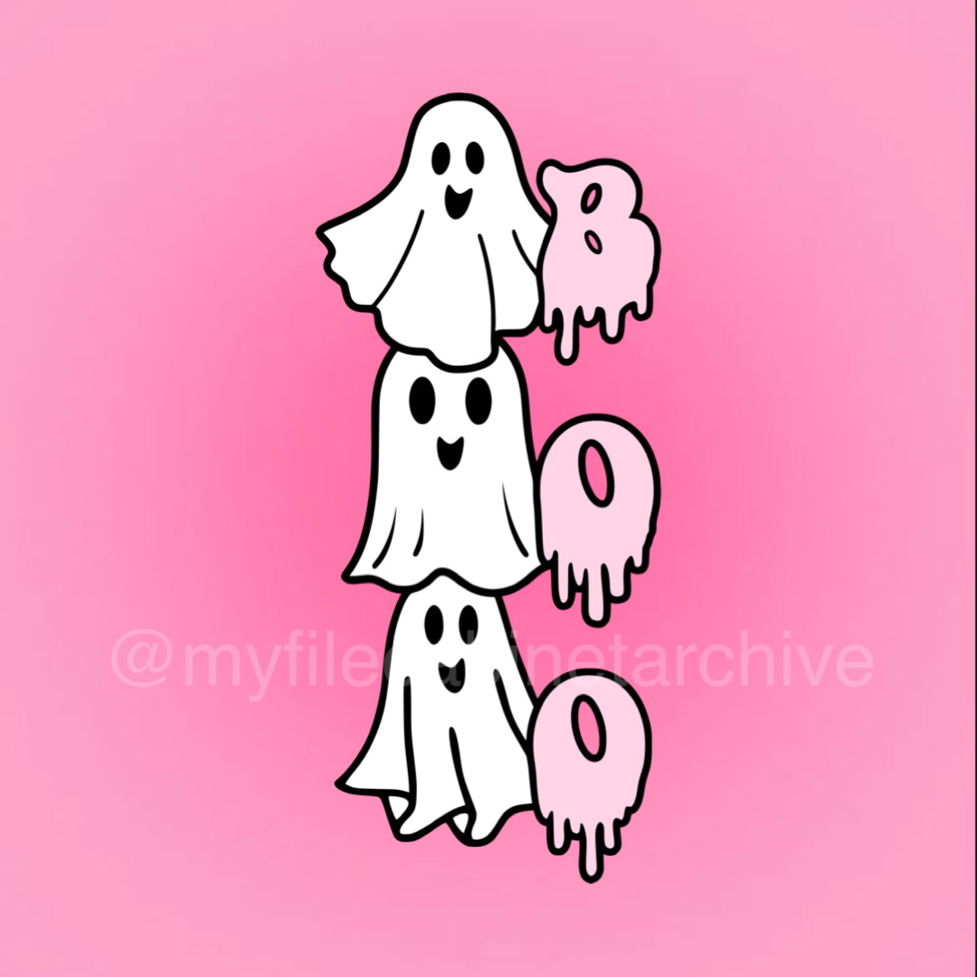 Boo Ghost SVG + PNG