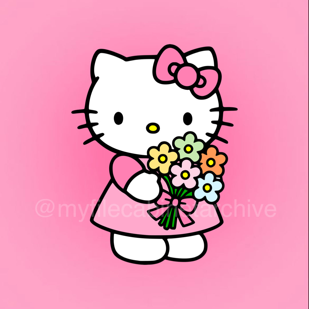 HK With Bouquet SVG + PNG