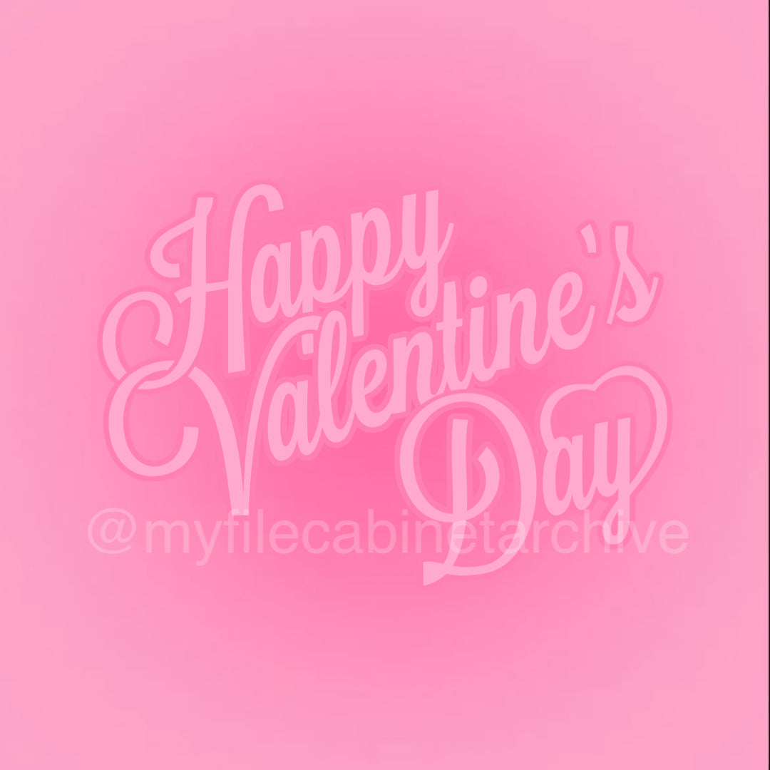 Happy Valentines Day Heart SVG + PNG