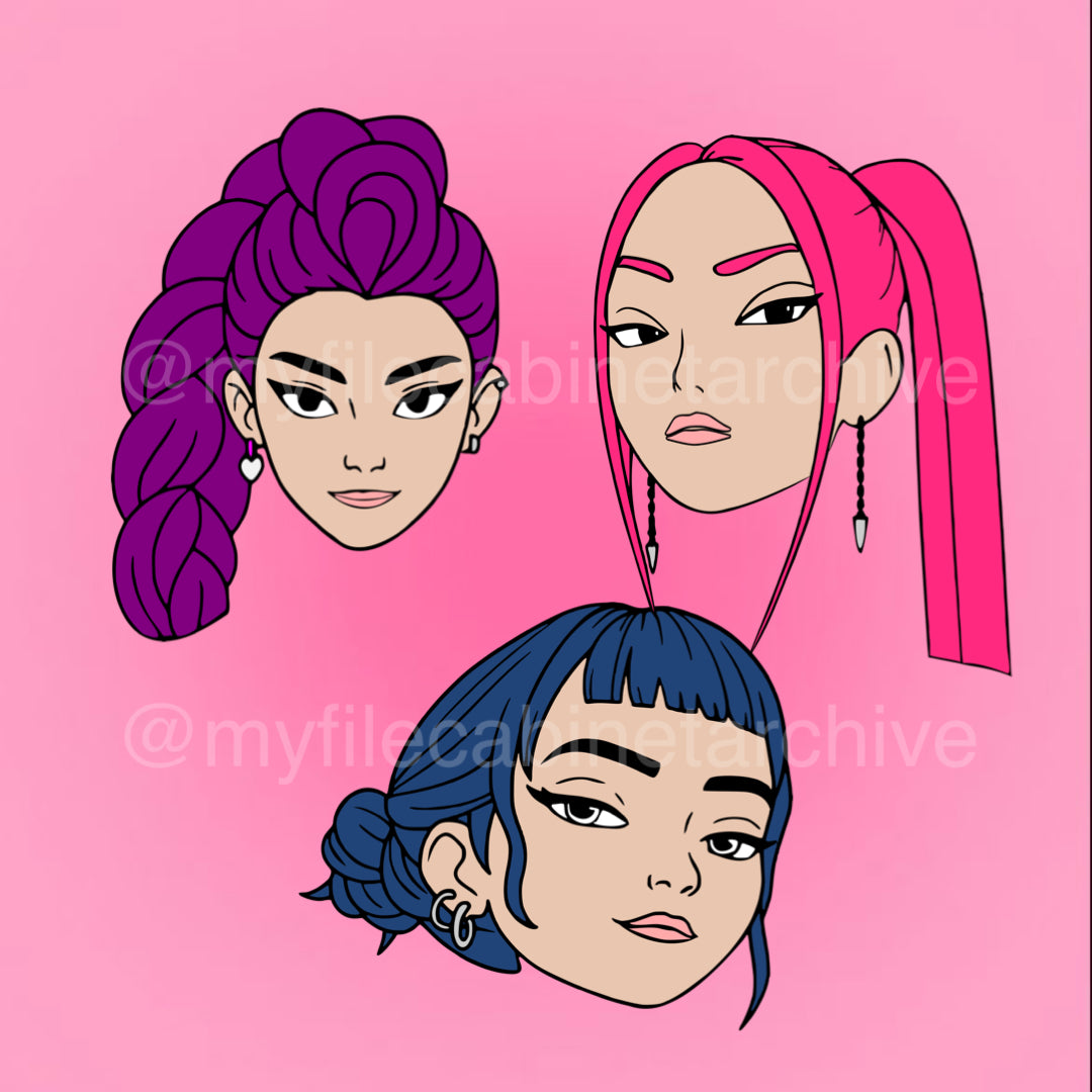 K-POP Demon Hunters (3) SVG + PNG