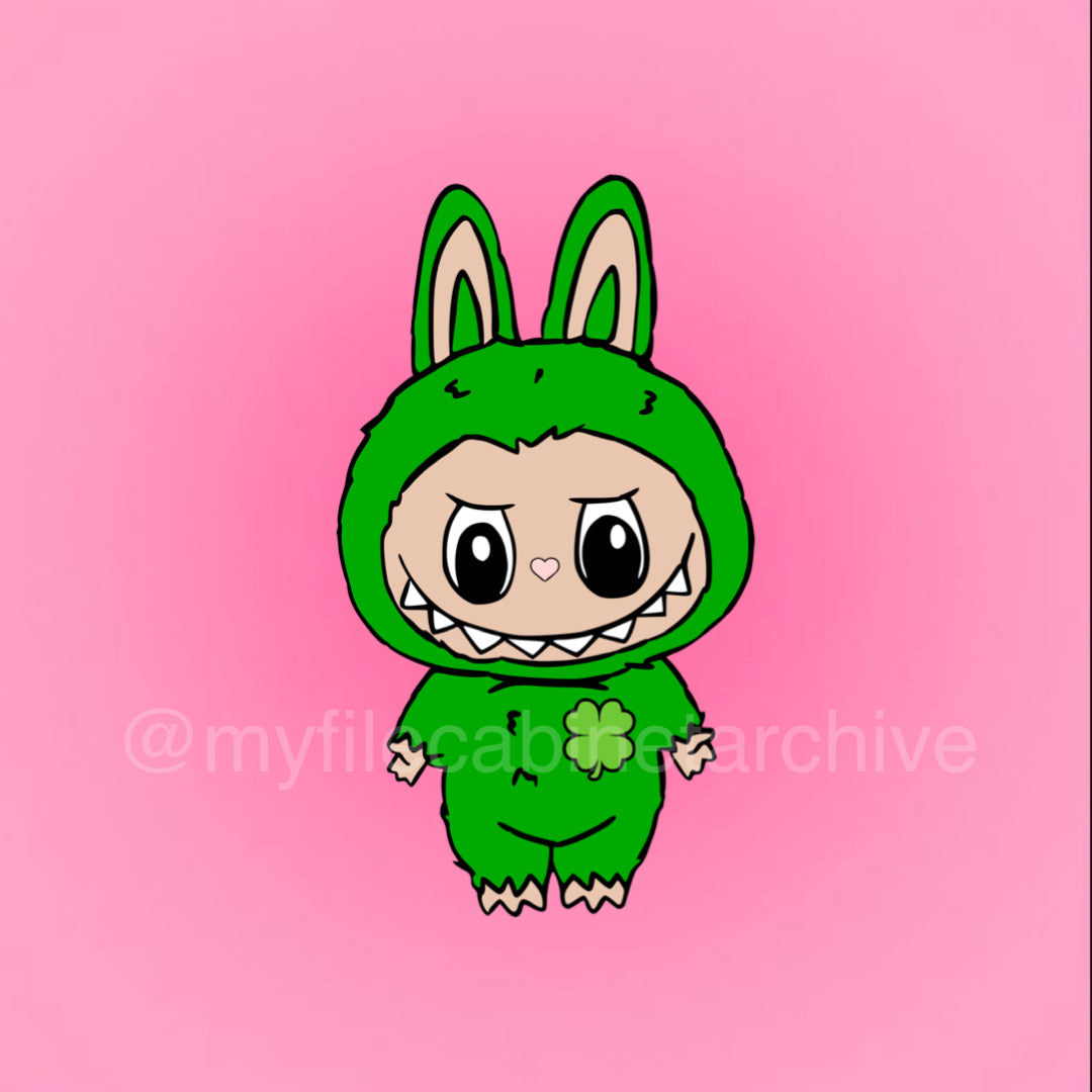 Labubu St Patrick’s SVG + PNG