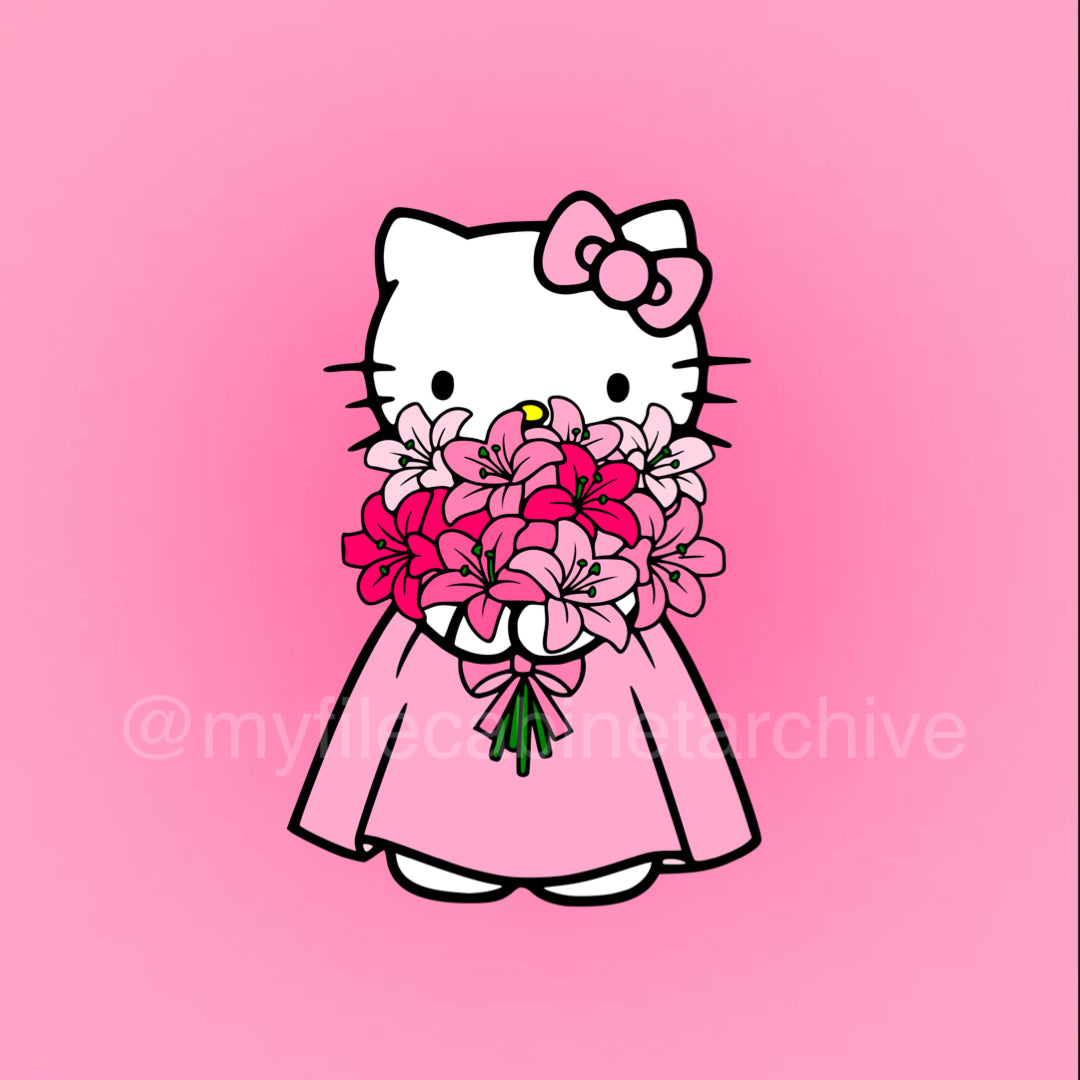 HK Floral Bouquet SVG + PNG