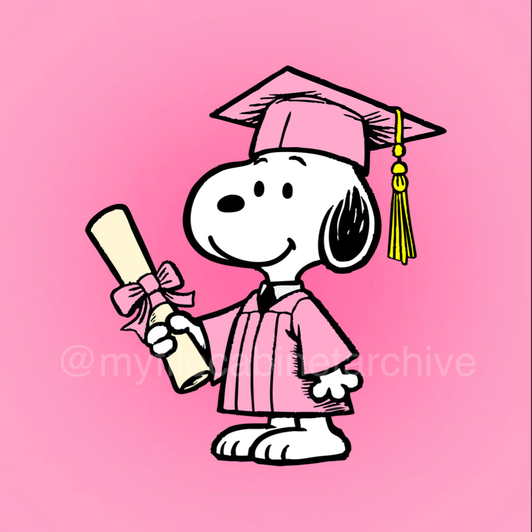Snoopy Graduate SVG + PNG