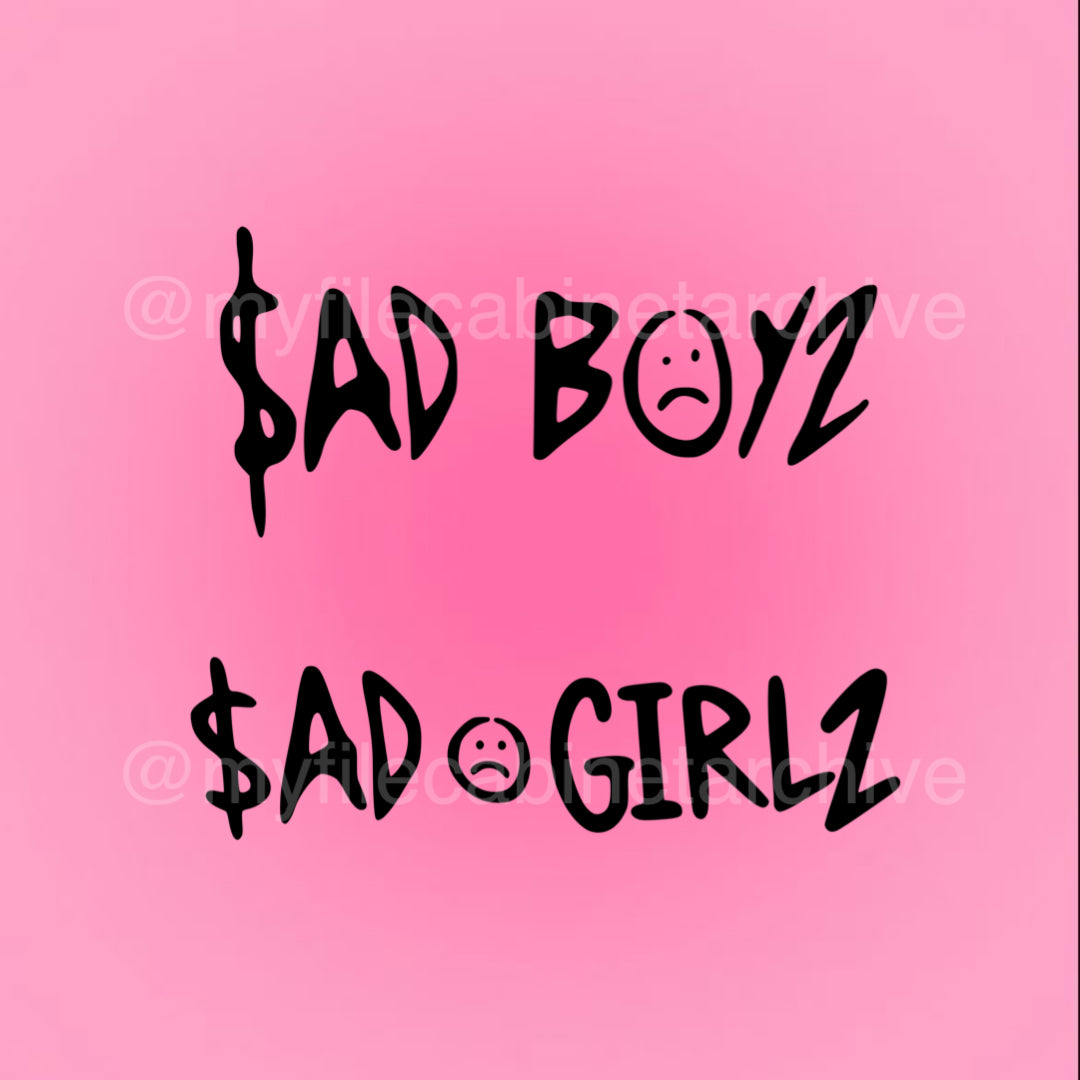 Sad Boyz & Girlz (2) SVG + PNG