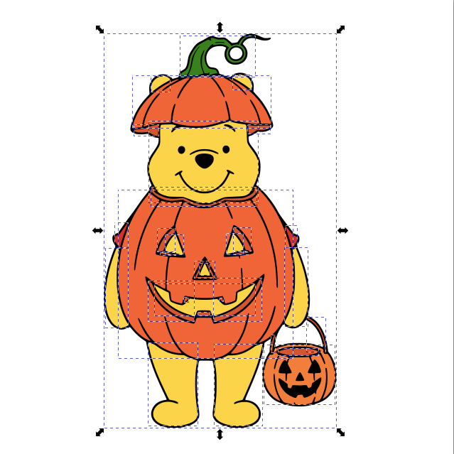 Winnie The Pooh Costumes (3) SVG + PNG