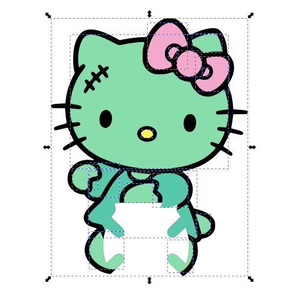 HK Frankenstein Buzzball Holder SVG