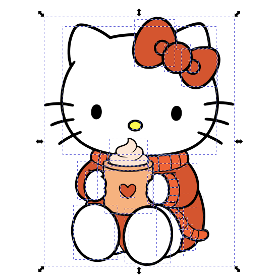 Kitty Fall Girl (2) SVG + PNG