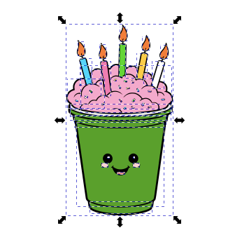 Matcha Birthday Drink (2) SVG + PNG